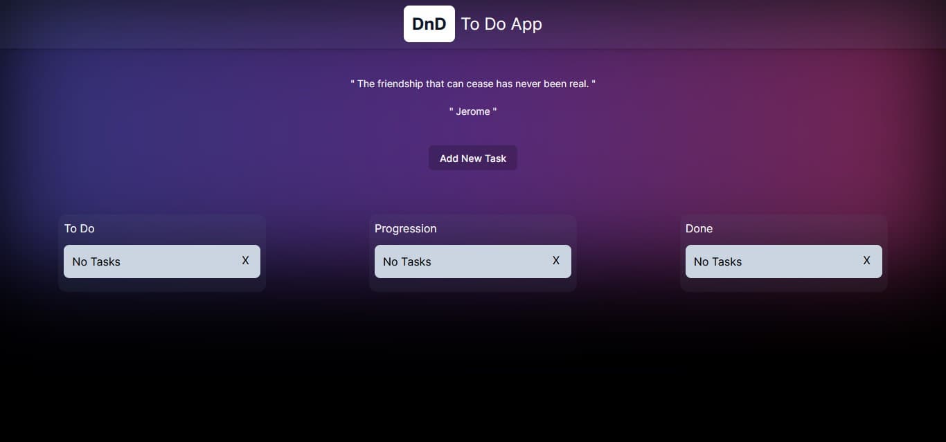 DnD To Do App